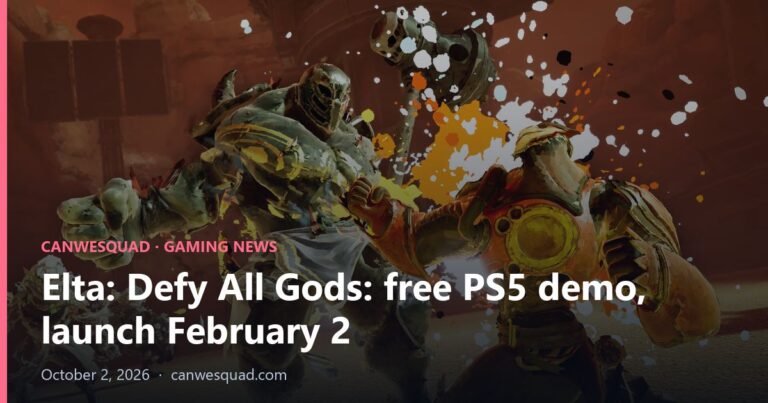 Elta: Defy All Gods free PS5 demo and February 2 launch – CanWeSquad